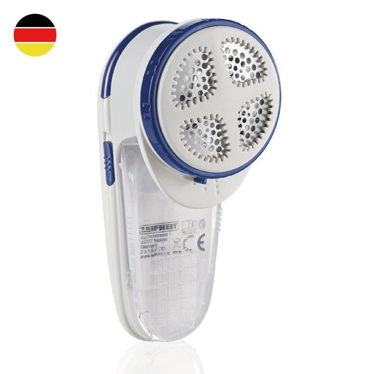 LEIFHEIT - Quitapelusas Eléctrico Leifheit con Cepillo Limpieza para Ropa