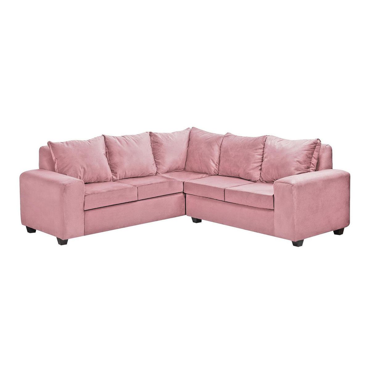 INTERMUEBLES - Sofá Seccional 5 cuerpos Kahlo 220x84x80 cm Rosado