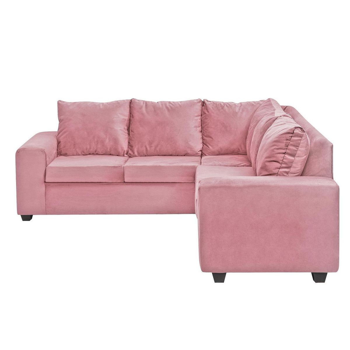 INTERMUEBLES - Sofá Seccional 5 cuerpos Kahlo 220x84x80 cm Rosado