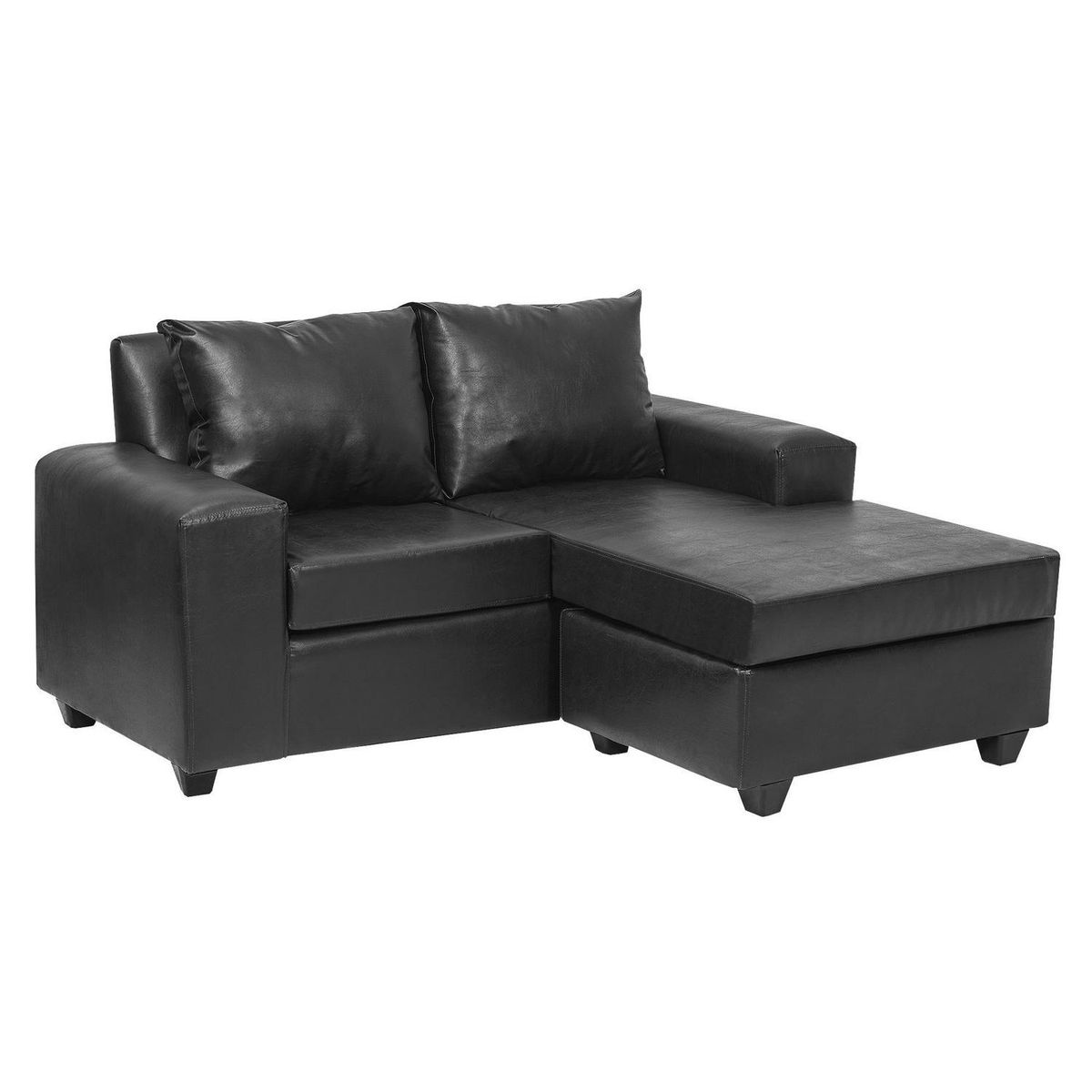 INTERMUEBLES - Sofá Modular 3 cuerpos Kahlo 167x86x80 cm Negro