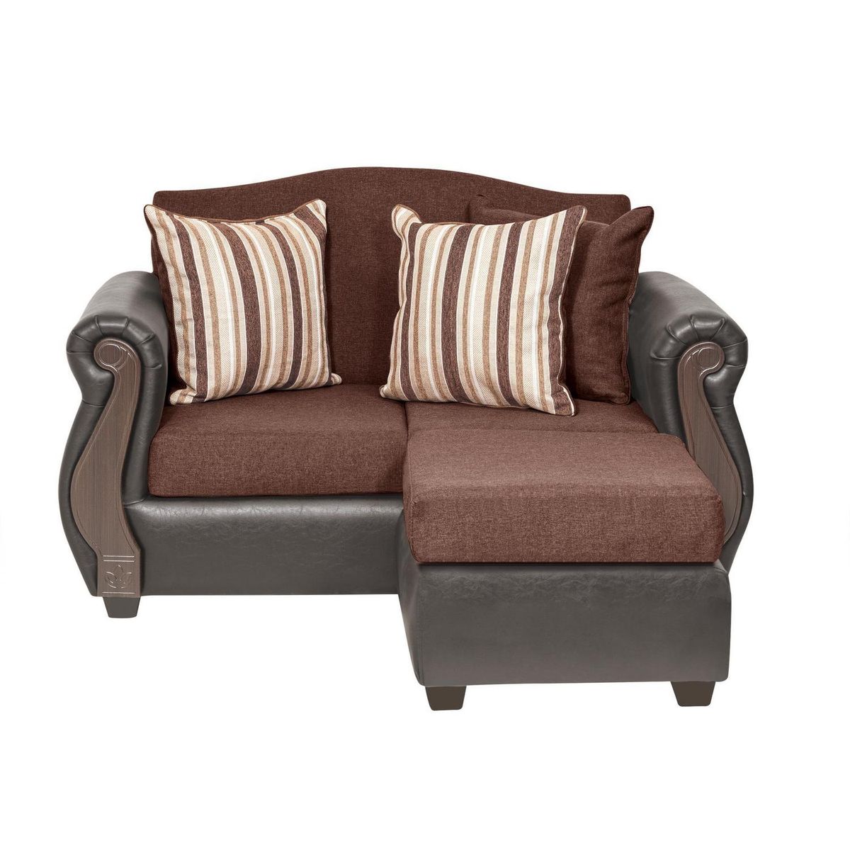 INTERMUEBLES - Sofá Modular 3 cuerpos New Bugambilia 150x93x83 cm Café