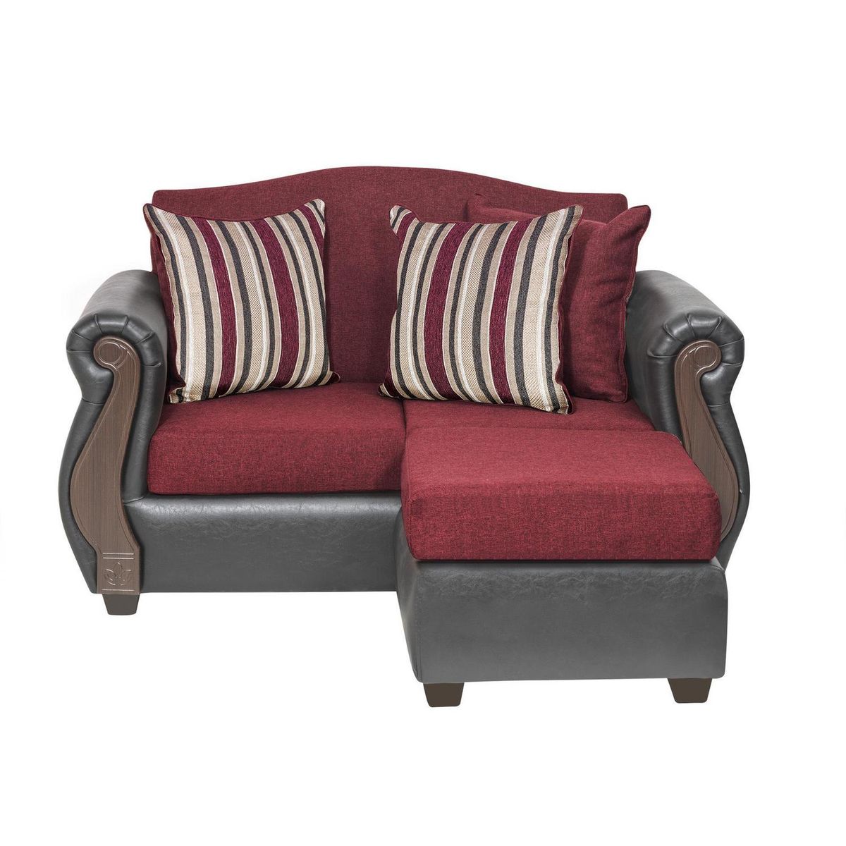 INTERMUEBLES - Sofá Modular 3 cuerpos New Bugambilia 150x93x83 cm Rojo