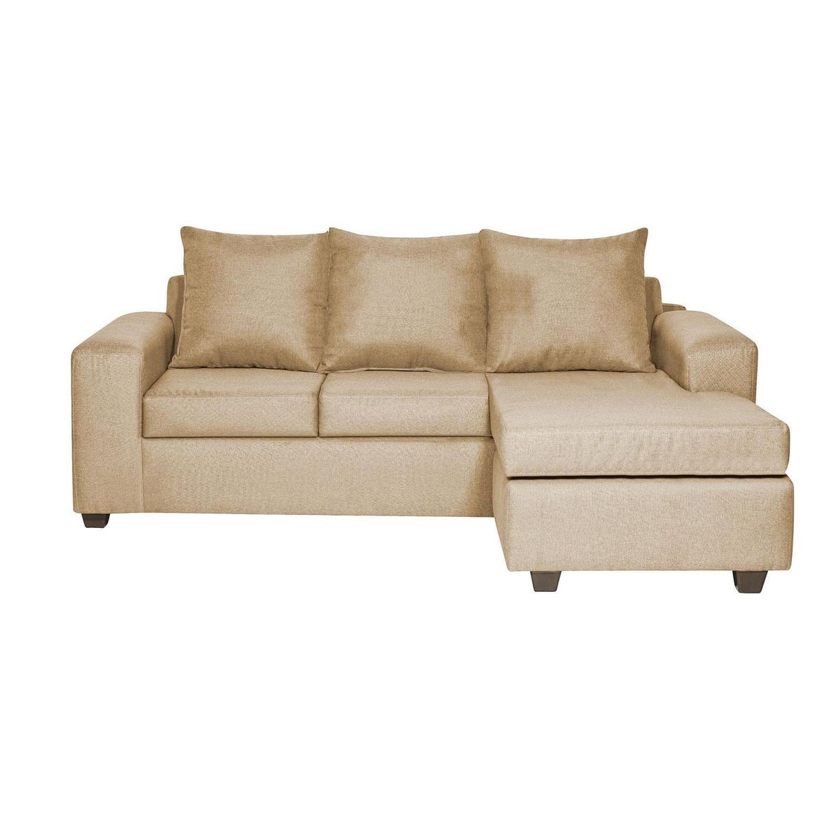 INTERMUEBLES - Sofá Modular 4 cuerpos Kahlo 225x86x80 cm Beige