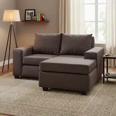 INTERMUEBLES - Sofá Modular 3 cuerpos Kahlo 167x86x80 cm Café