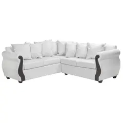 INTERMUEBLES - Sofá Seccional 5 cuerpos New Bugambilia 216x86x81 cm Blanco