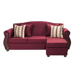 INTERMUEBLES - Sofá Modular 4 cuerpos New Bugambilia 210x93x83 cm Rojo