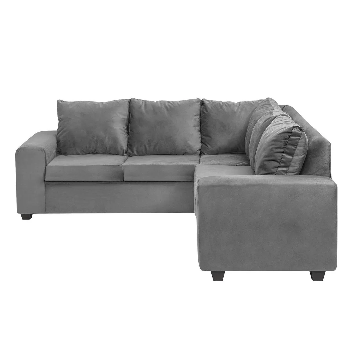 INTERMUEBLES - Sofá Seccional 5 cuerpos Kahlo 220x84x80 cm Gris