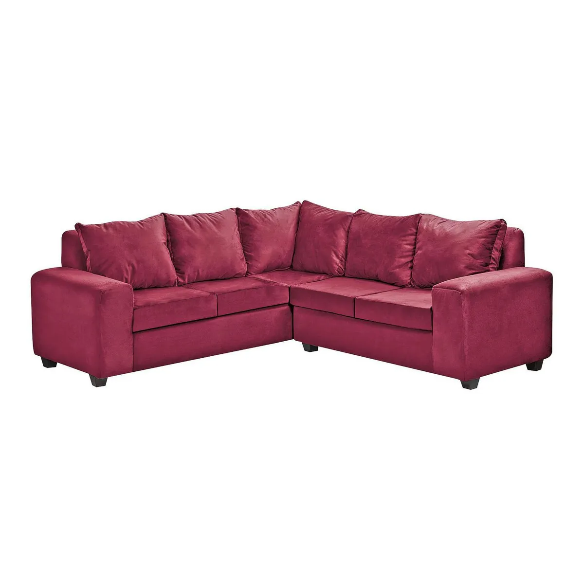 INTERMUEBLES - Sofá Seccional 5 cuerpos Kahlo 220x84x80 cm Rojo