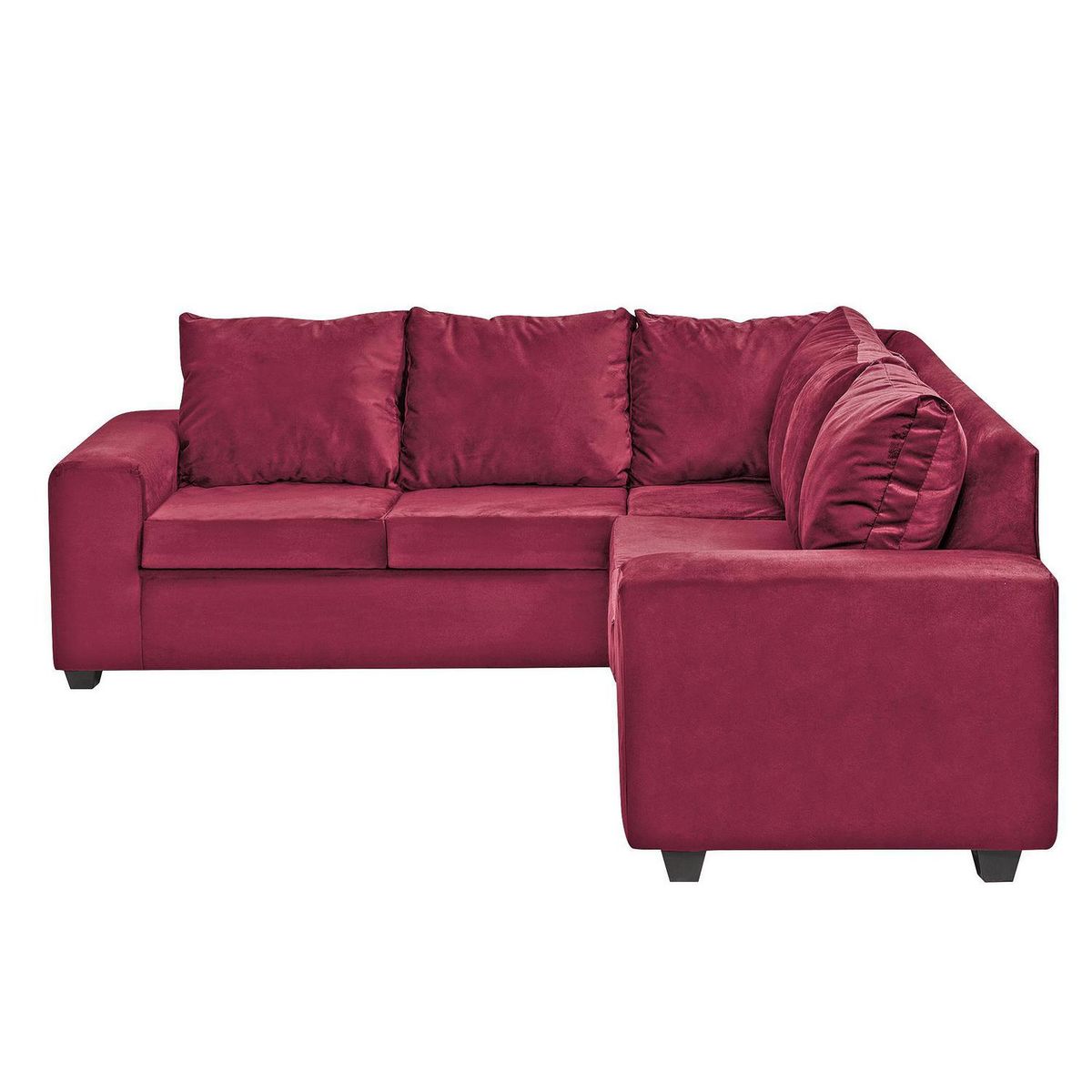 INTERMUEBLES - Sofá Seccional 5 cuerpos Kahlo 220x84x80 cm Rojo