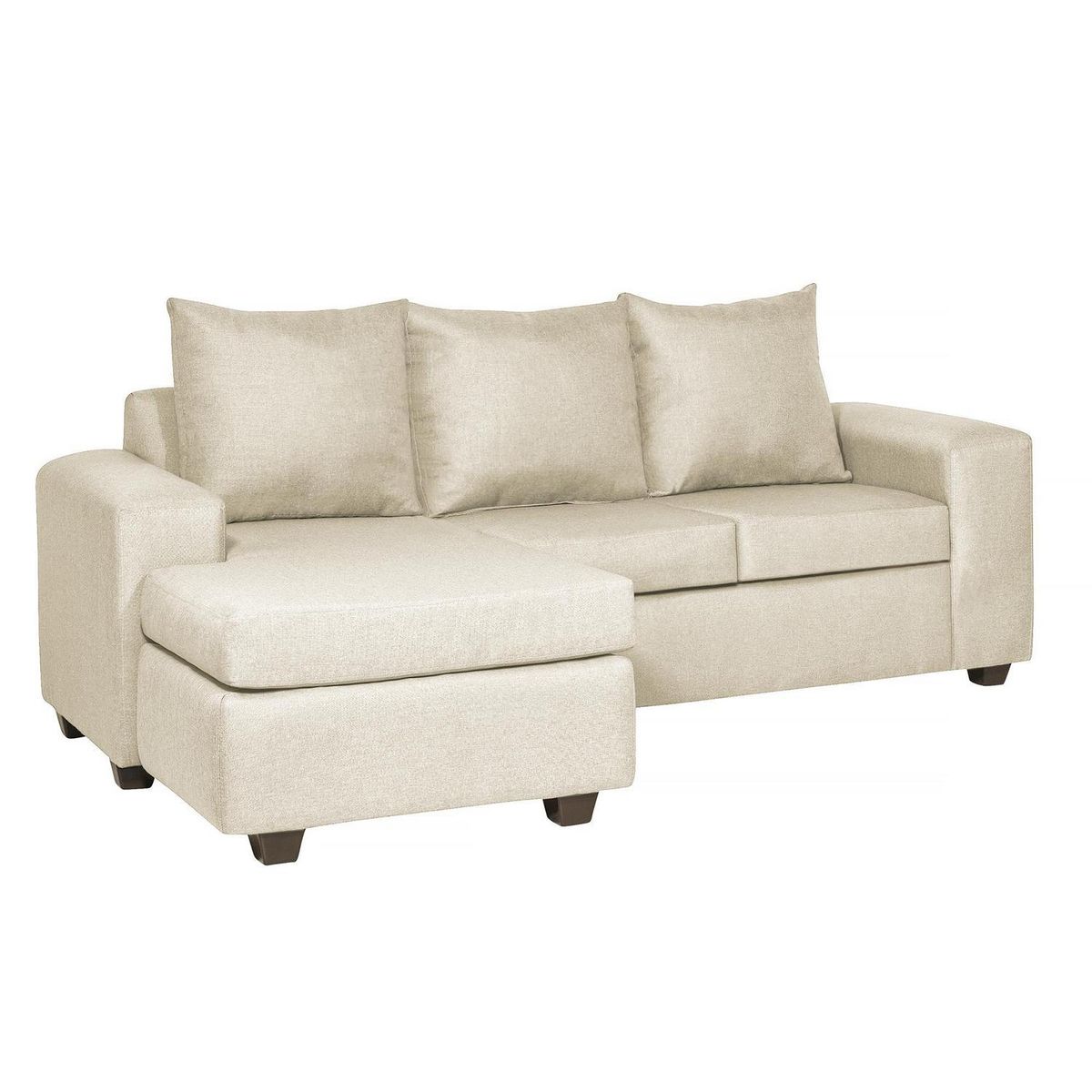 INTERMUEBLES - Sofá Modular 4 cuerpos Kahlo 225x86x80 cm Beige