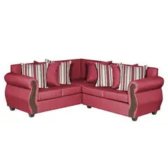 INTERMUEBLES - Sofá Seccional 5 cuerpos New Bugambilia 216x86x81 cm Rojo