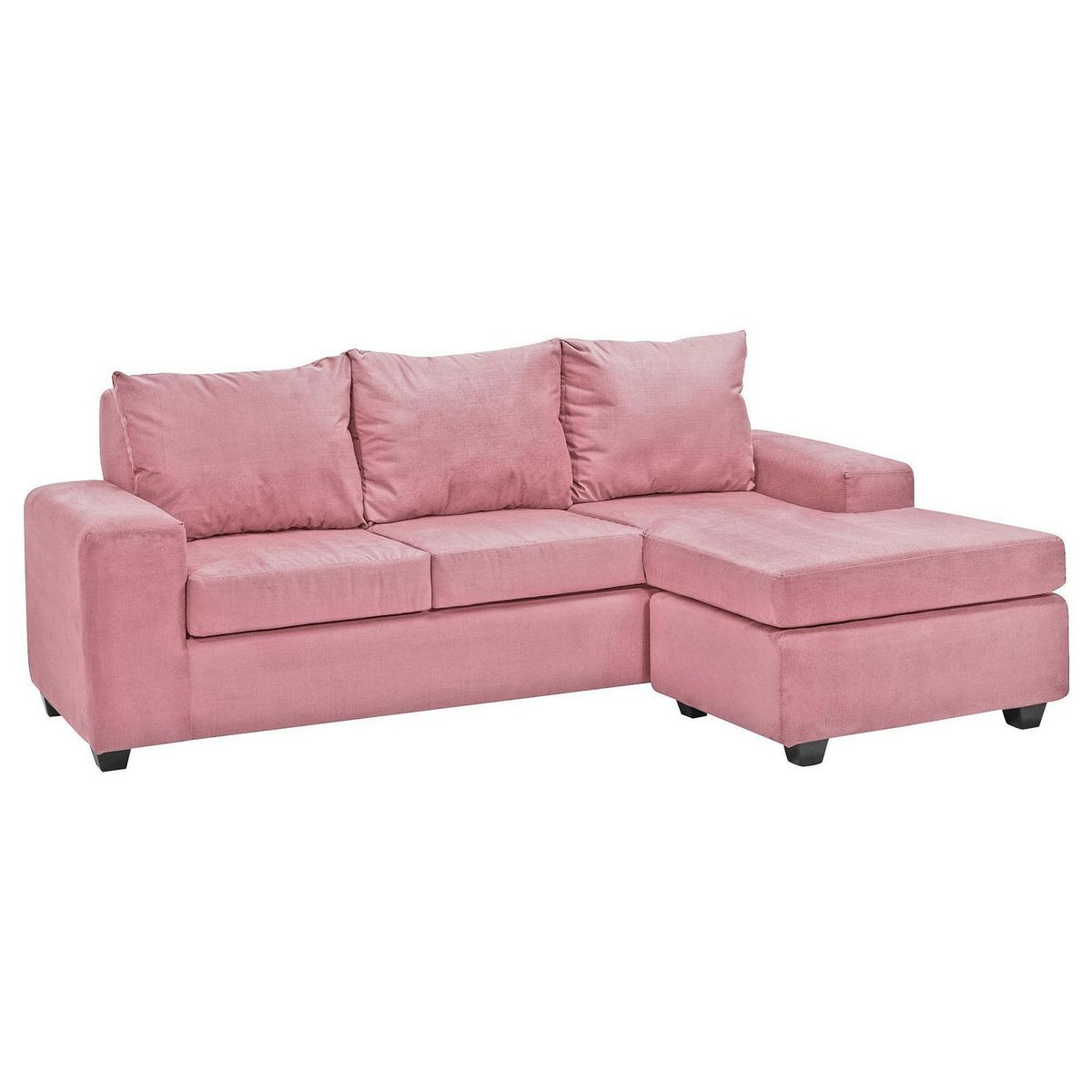 INTERMUEBLES - Sofá Modular 4 cuerpos Kahlo 225x86x80 cm Rosado