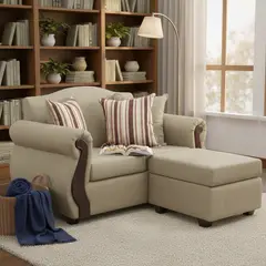 INTERMUEBLES - Sofá Modular 3 cuerpos New Bugambilia 150x93x83 cm Beige