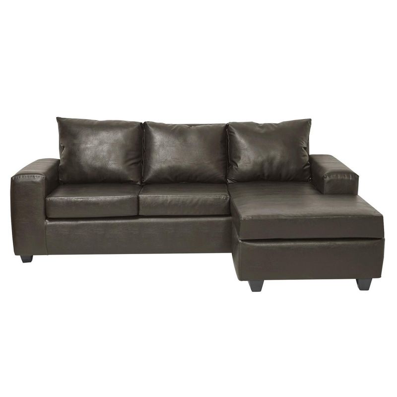 INNOVAMUEBLES - Sofá Modular 4 cuerpos Kahlo 225x86x80 cm Café