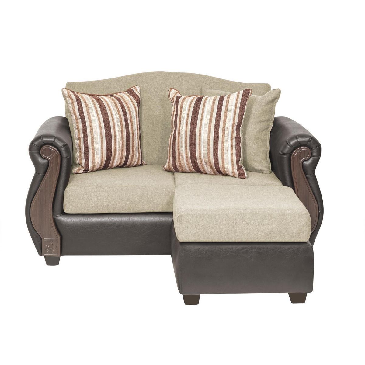 INTERMUEBLES - Sofá Modular 3 cuerpos New Bugambilia 150x93x83 cm Beige