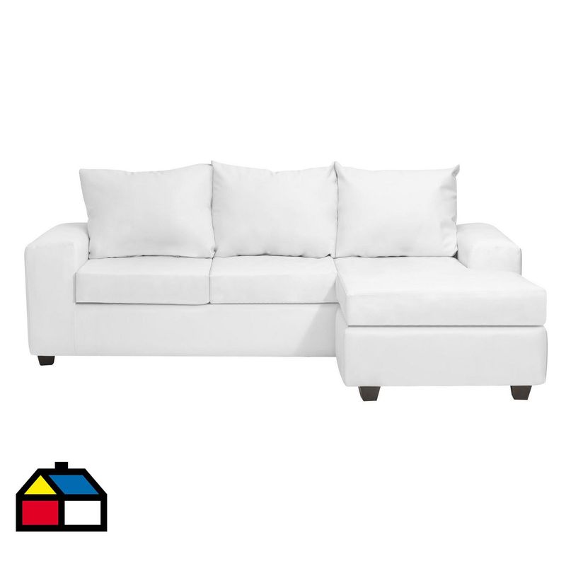 INNOVAMUEBLES - Sofá Modular 4 cuerpos Kahlo 225x86x80 cm Blanco