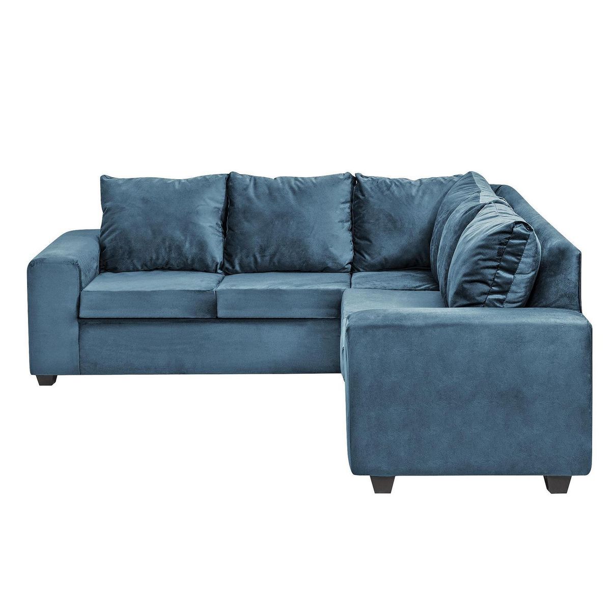 INTERMUEBLES - Sofá Seccional 5 cuerpos Kahlo 220x84x80 cm Azul