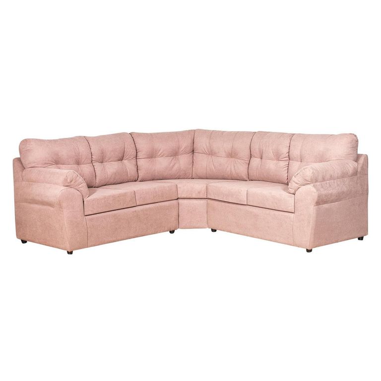 INTERMUEBLES Sofá Seccional 5 cuerpos Atlas 190x90x75 cm Rosado