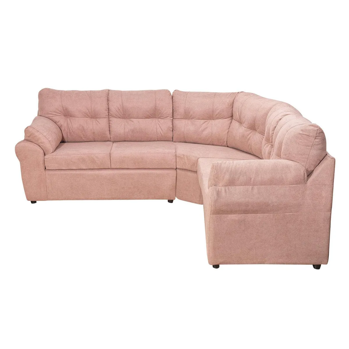 Sofá Seccional 5 cuerpos Atlas 190x90x75 cm Rosado, marca INTERMUEBLES - Foto 2