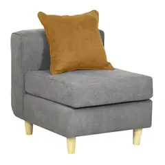 INNOVAMUEBLES - Butaca 1 cuerpo Eagle 62x70x80 cm Gris