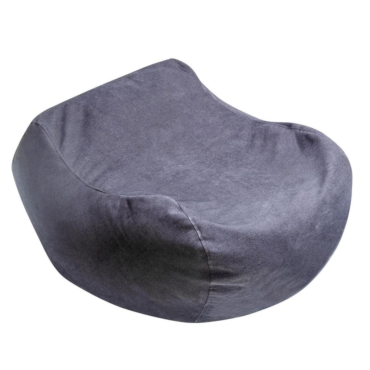 INTERMUEBLES - Pouf 1 cuerpo Paris 75x105x105 cm Negro