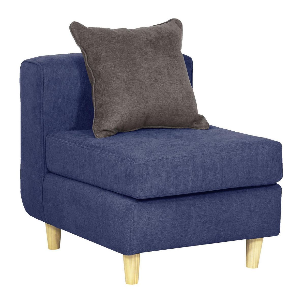 INTERMUEBLES - Butaca 1 cuerpo Eagle 62x70x80 cm Azul