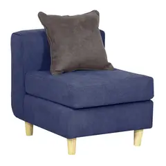 INTERMUEBLES - Butaca 1 cuerpo Eagle 62x70x80 cm Azul