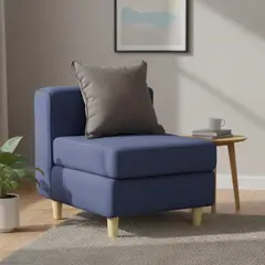 INTERMUEBLES - Butaca 1 cuerpo Eagle 62x70x80 cm Azul