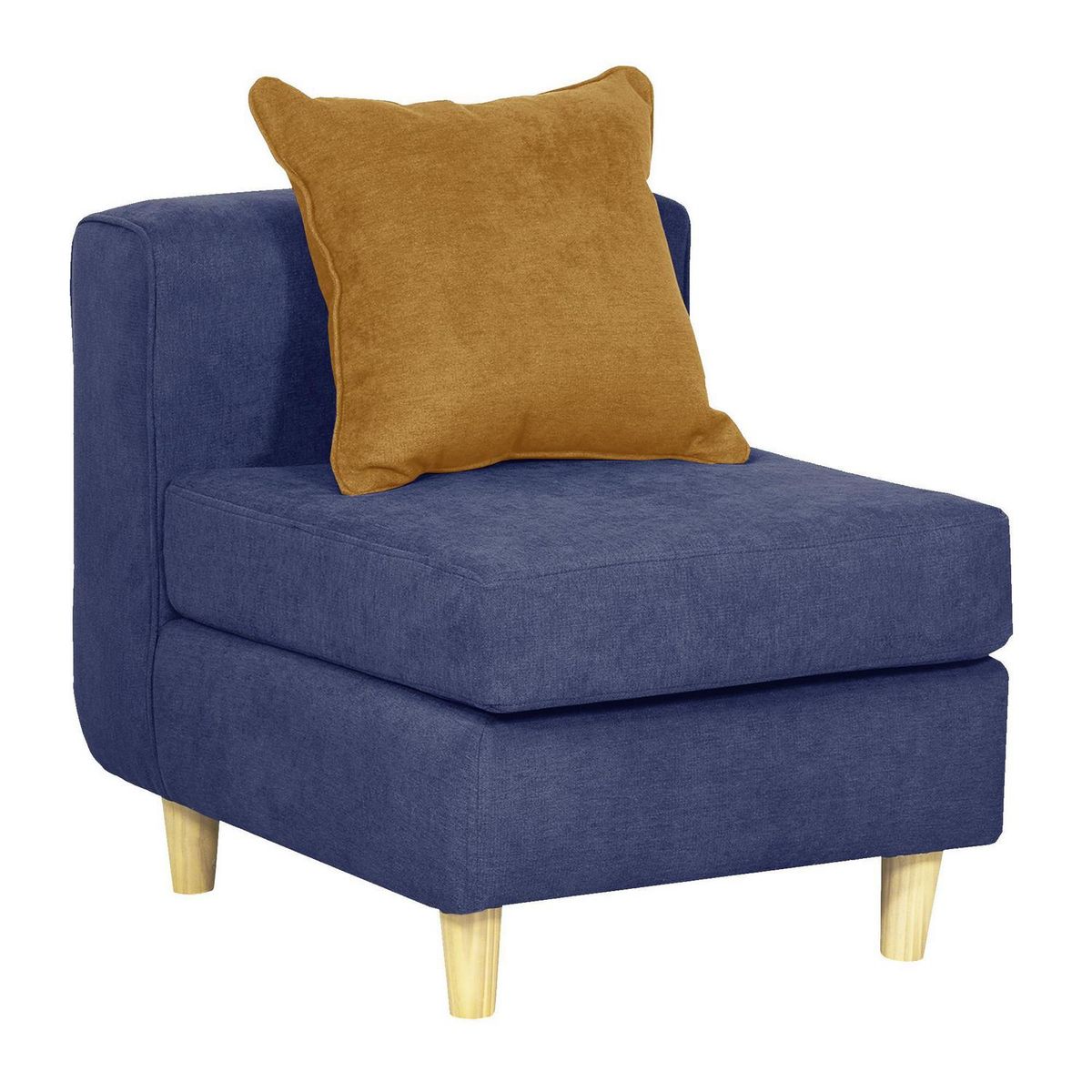 INTERMUEBLES - Butaca 1 cuerpo Eagle 62x70x80 cm Azul