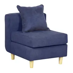 INTERMUEBLES - Butaca 1 cuerpo Eagle 62x70x80 cm Azul