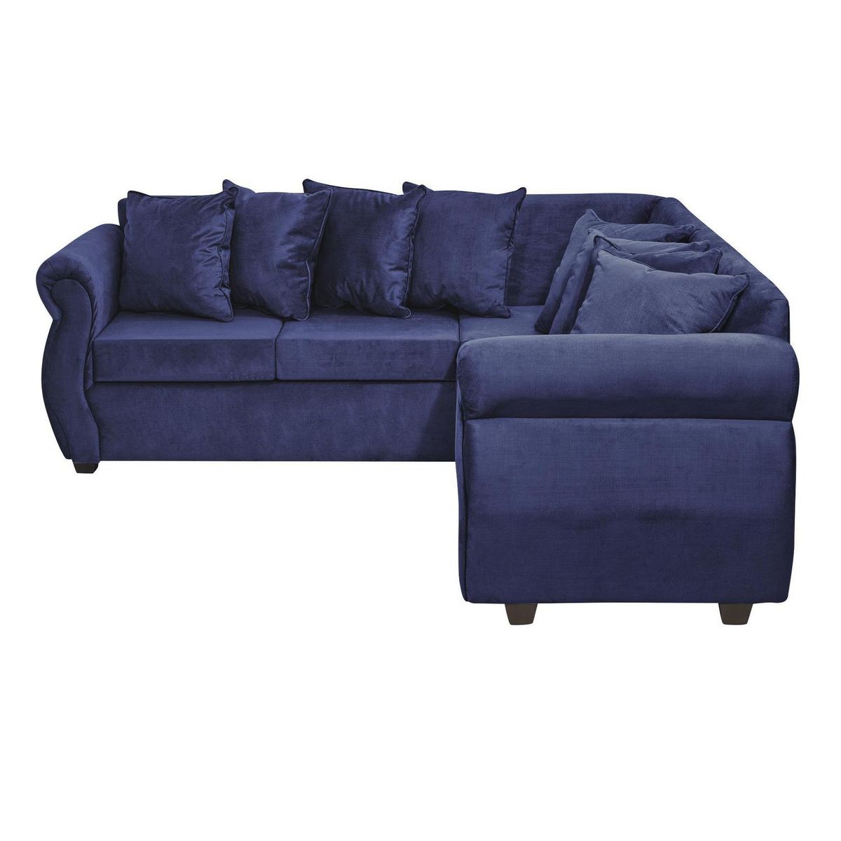 INTERMUEBLES - Sofá Seccional 5 cuerpos Violeta 216x86x81 cm Azul