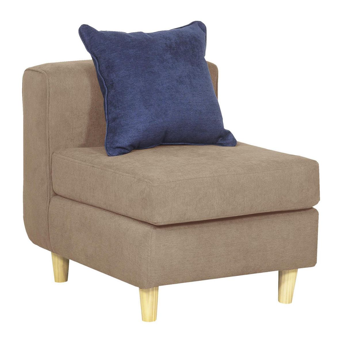 INTERMUEBLES - Butaca 1 cuerpo Eagle 62x70x80 cm Arena