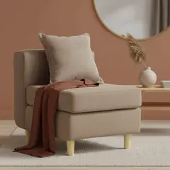 INTERMUEBLES - Butaca 1 cuerpo Eagle 62x70x80 cm Beige