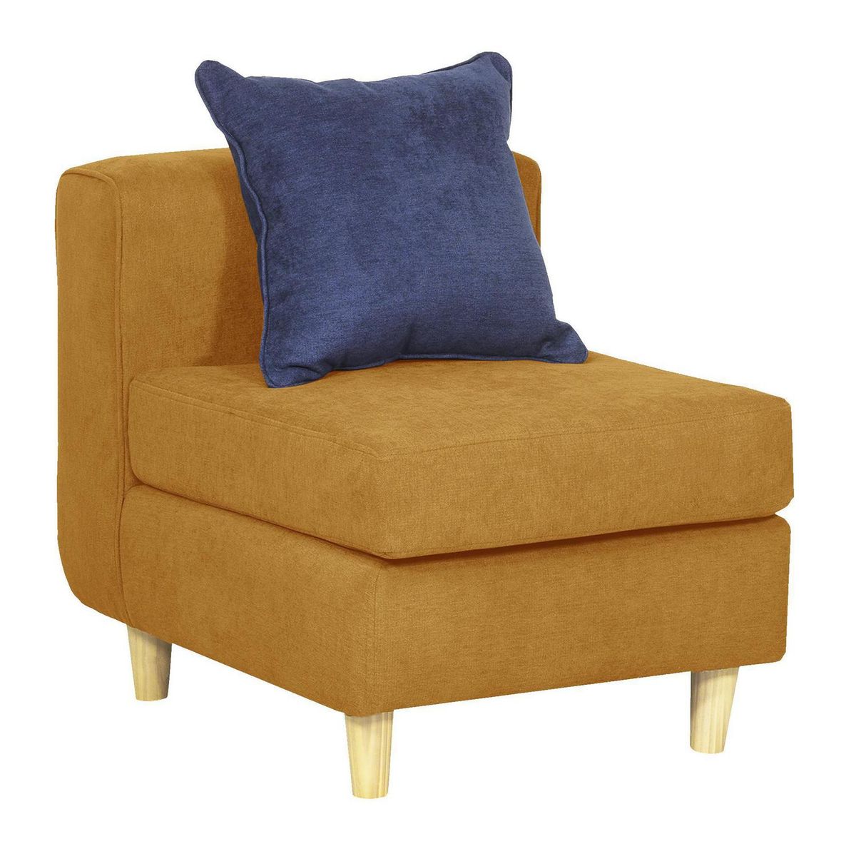 INTERMUEBLES - Butaca 1 cuerpo Eagle 62x70x80 cm Amarillo