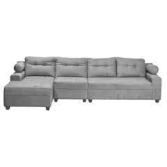 INNOVAMUEBLES - Sofá Seccional 4 cuerpos Le Mans 160x90x90 cm Gris