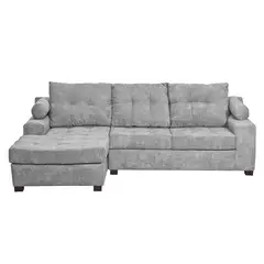 INNOVAMUEBLES - Sofá Seccional 3 cuerpos Le Mans 170x95x90 cm Gris
