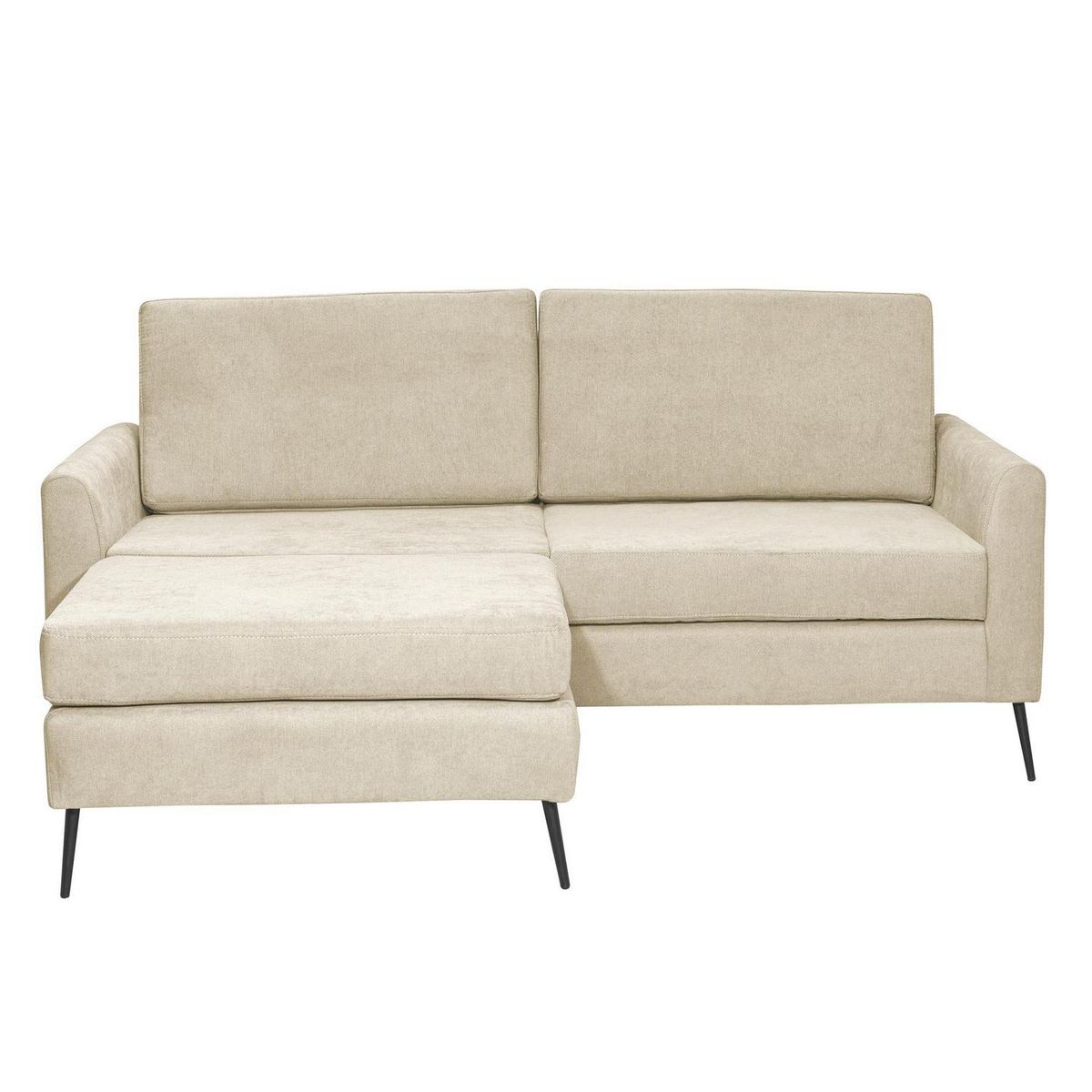 INTERMUEBLES - Sofá Seccional 3 cuerpos Washington 190x85x88 cm Beige