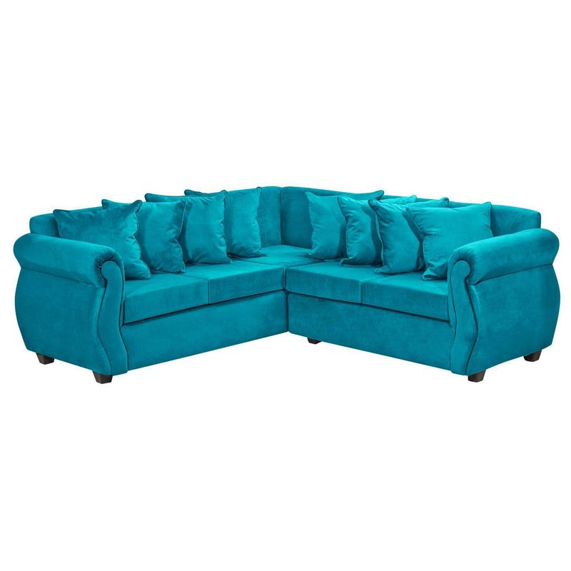 INNOVAMUEBLES - Sofá Seccional 5 cuerpos Violeta 216x86x81 cm Calipso