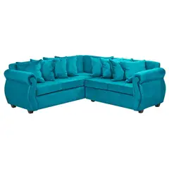INNOVAMUEBLES - Sofá Seccional 5 cuerpos Violeta 216x86x81 cm Calipso