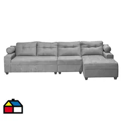 INNOVAMUEBLES - Sofá Seccional 4 cuerpos Le Mans 160x90x90 cm Gris