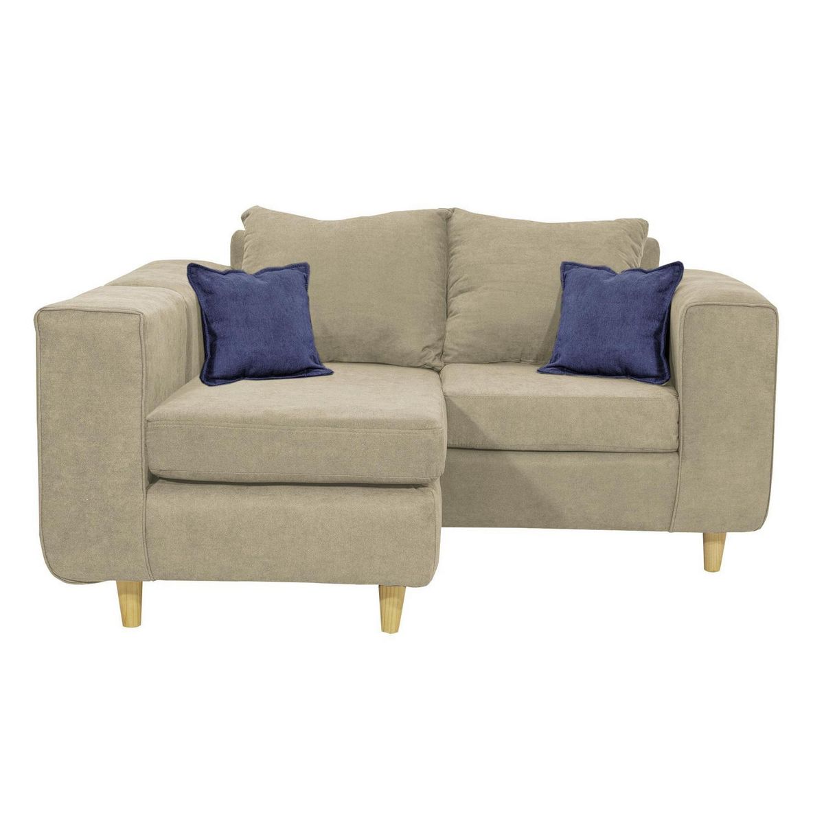 INTERMUEBLES - Sofá Seccional 3 cuerpos Eagle 165x81x89 cm Arena