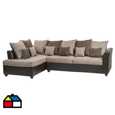 Seccional 3.2 innova820 beige-chocolate