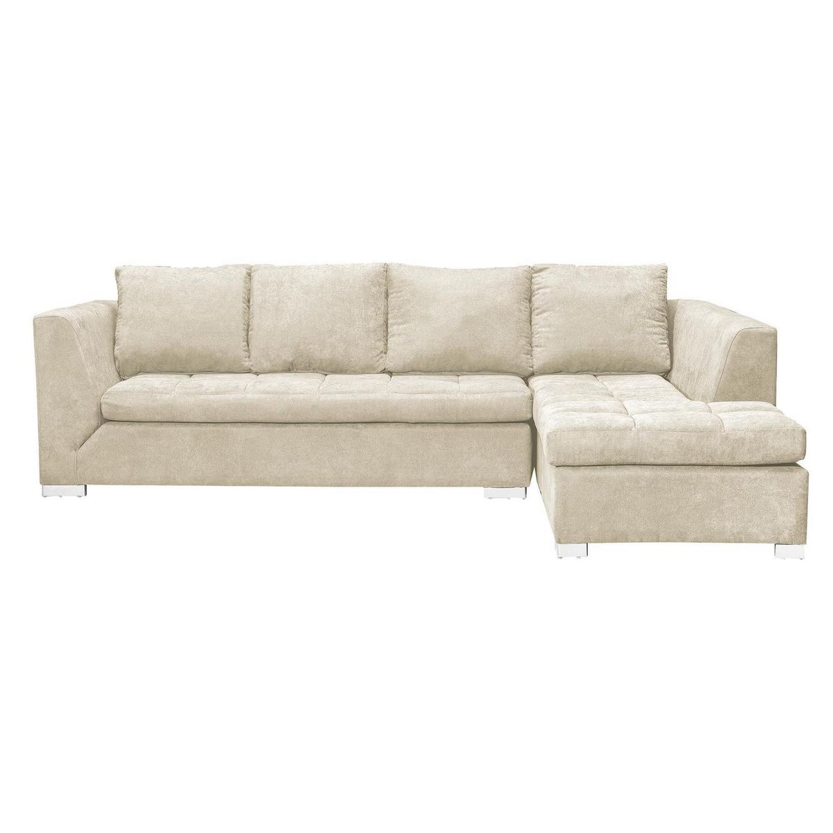 INTERMUEBLES - Sofá Seccional 4 cuerpos Chelsea 208x86x87 cm Beige