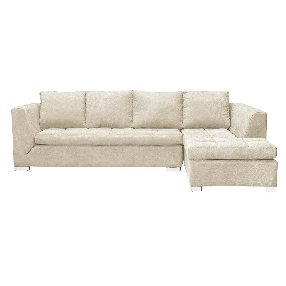 INTERMUEBLES - Sofá Seccional 4 cuerpos Chelsea 208x86x87 cm Beige