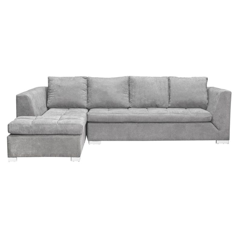 INNOVAMUEBLES - Sofá Seccional 4 cuerpos Chelsea 208x86x87 cm Gris