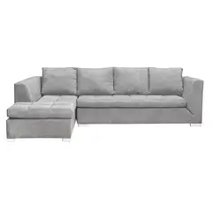 INNOVAMUEBLES - Sofá Seccional 4 cuerpos Chelsea 208x86x87 cm Gris