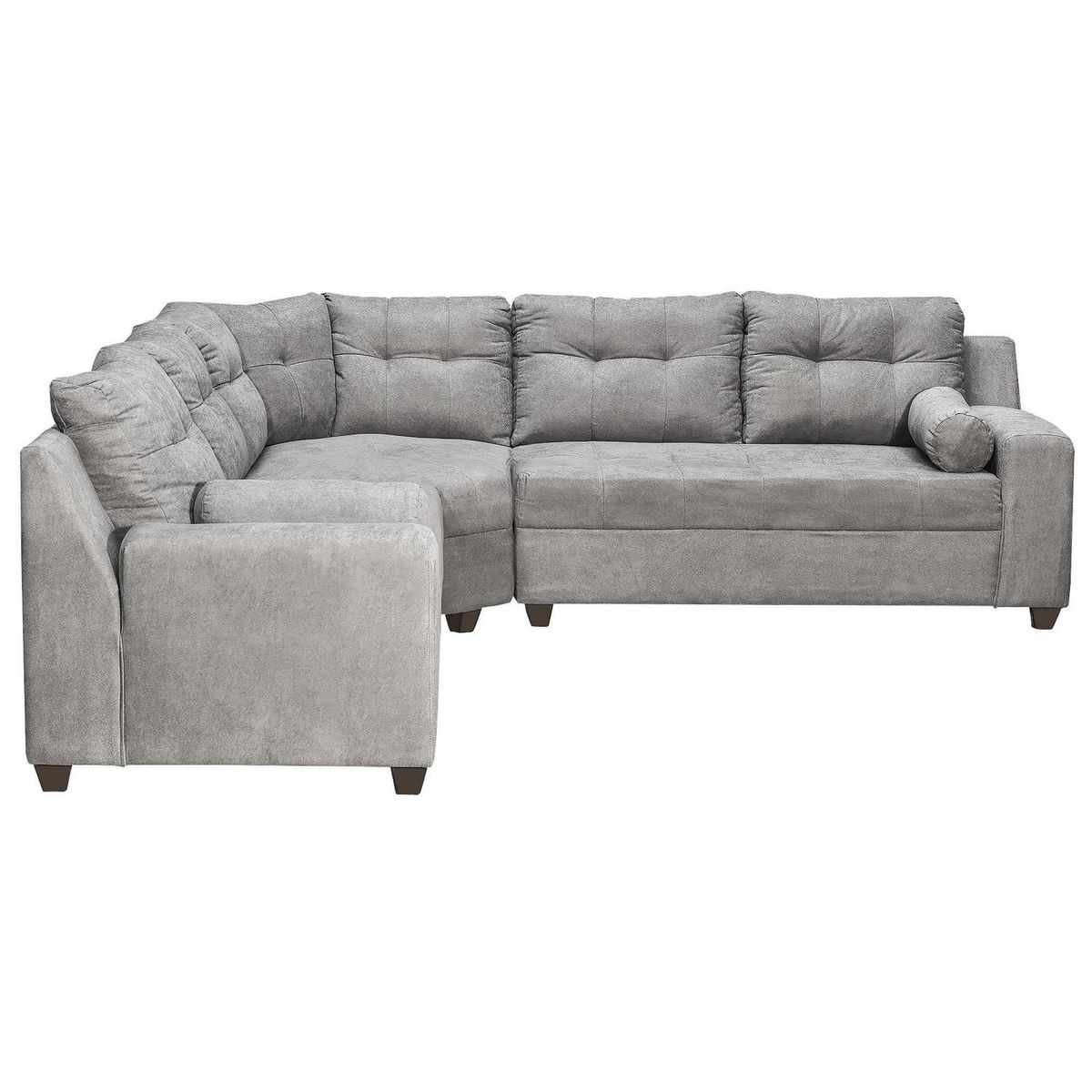 INTERMUEBLES - Sofá Seccional 5 cuerpos Le Mans 160x90x91 cm Gris
