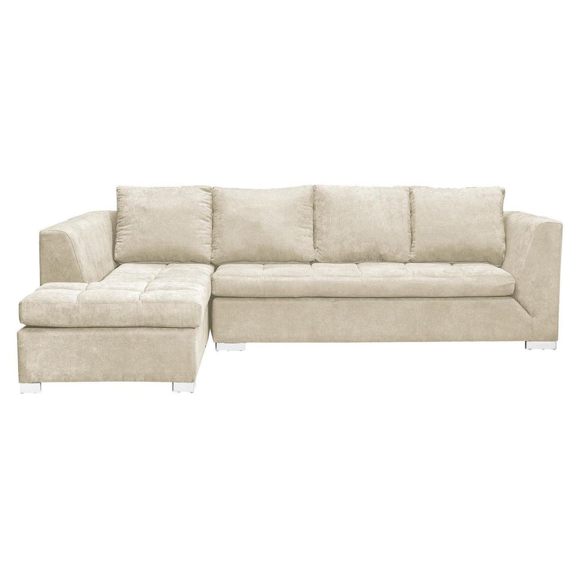 INTERMUEBLES - Sofá Seccional 4 cuerpos Chelsea 208x86x87 cm Beige