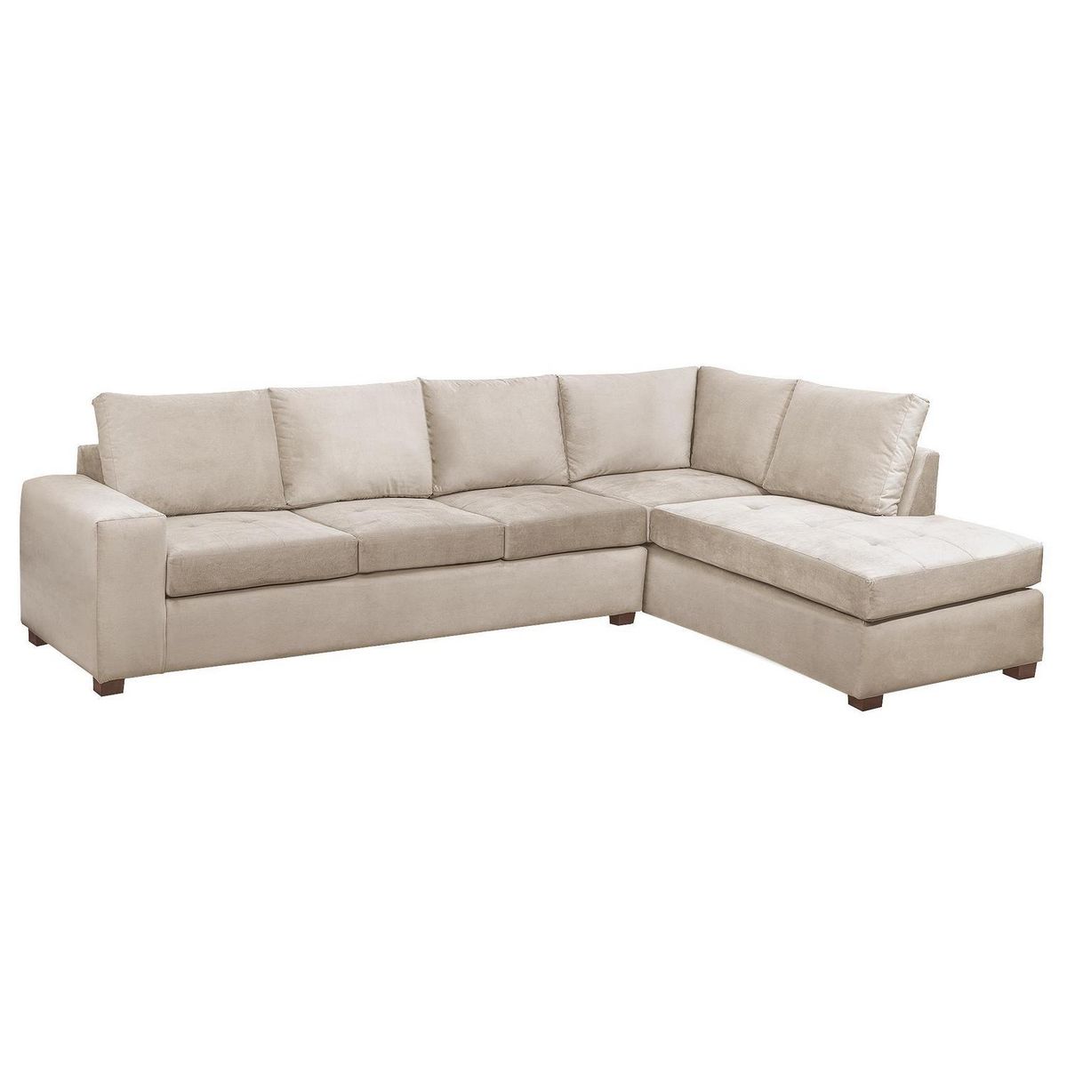 INTERMUEBLES - Sofá Seccional 5 cuerpos Senna 230x75x85 cm Beige