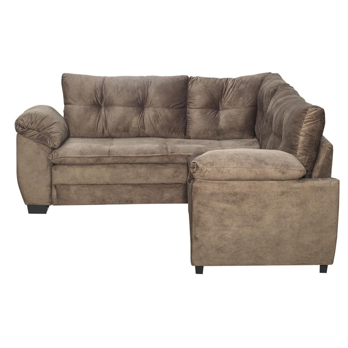 INTERMUEBLES - Sofá Seccional 5 cuerpos Liverpool 204x74x80 cm Chocolate